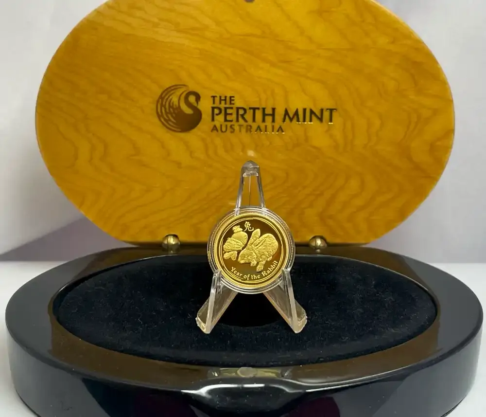 2011 Gold Lunar 1/10oz Proof Coin Series II - Rabbit product image