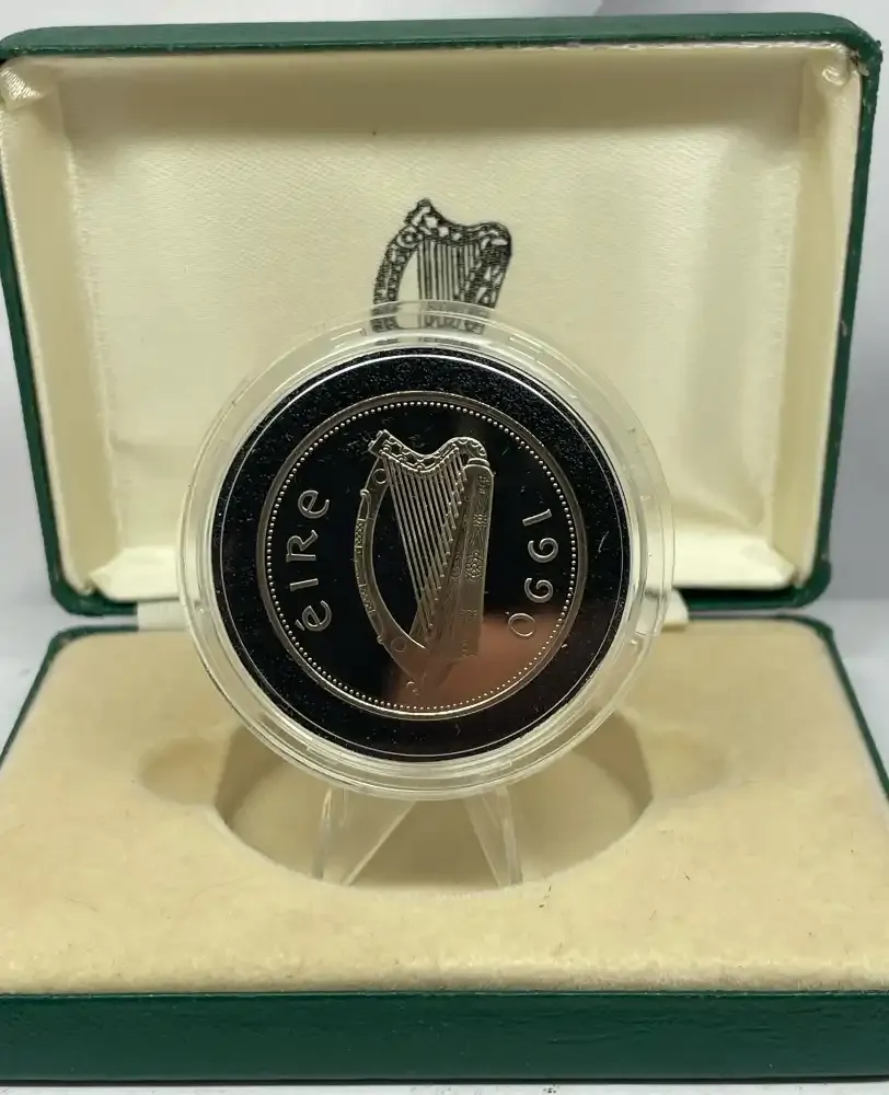 Ireland 1990 Copper-Nickel Proof Pound