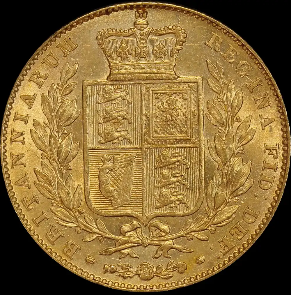 Victoria 1842 Gold Sovereign S# 3852 good EF product image