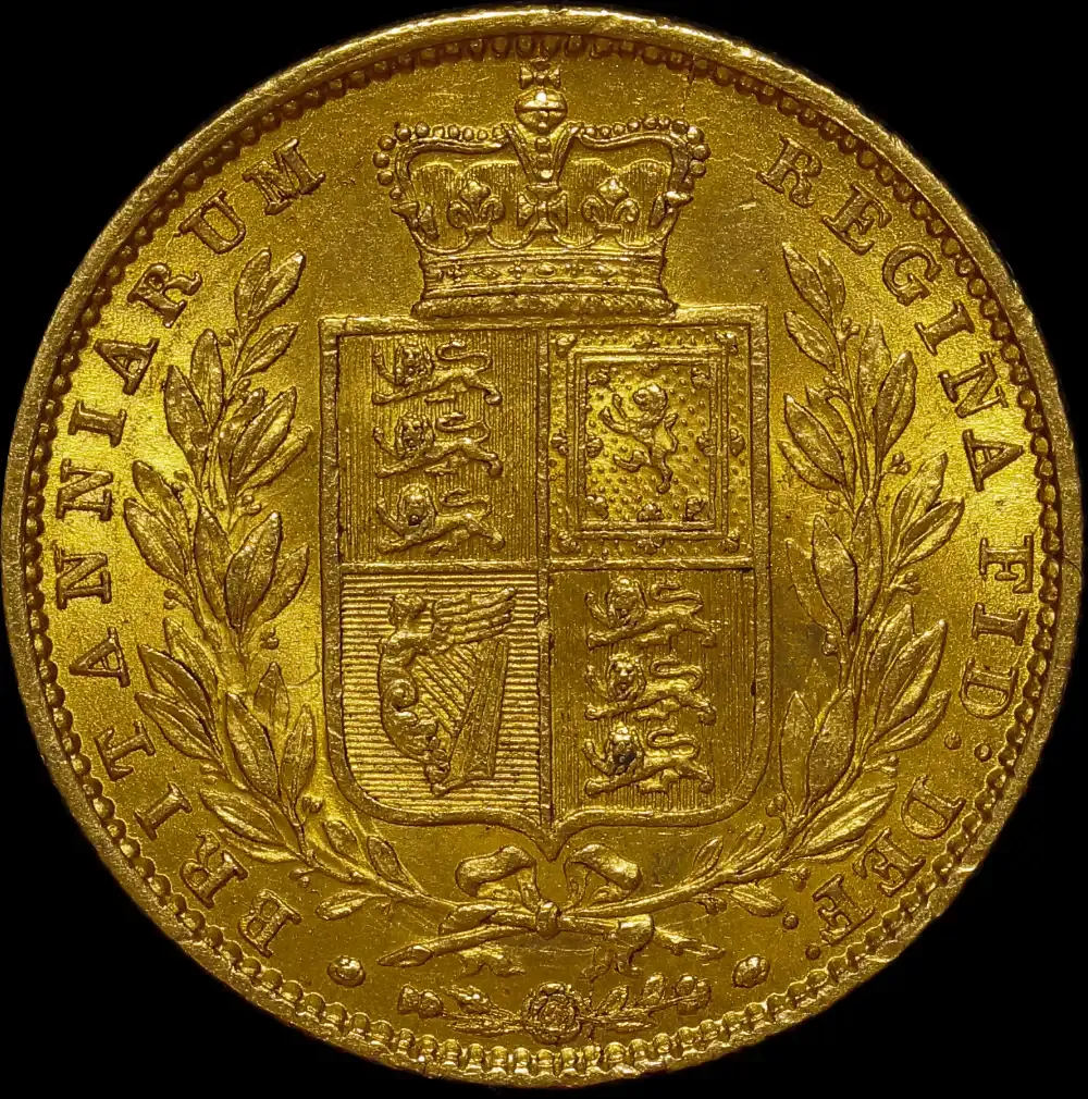 Victoria 1853 Gold Sovereign S# 3852C good EF product image