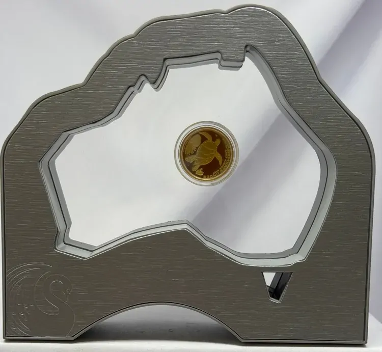 2014 Gold 1/4 Ounce Proof Coin Land Down Under - Great Barrier Reef