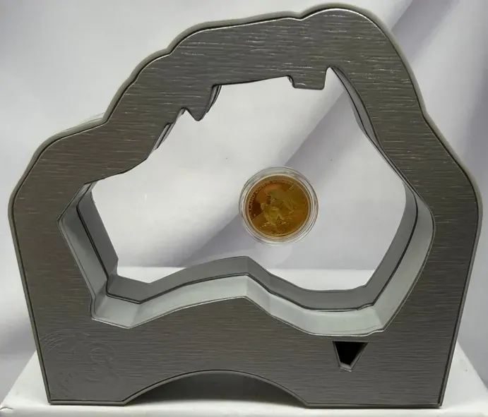 2014 Gold 1/4 Ounce Proof Coin Land Down Under - Gold Rush