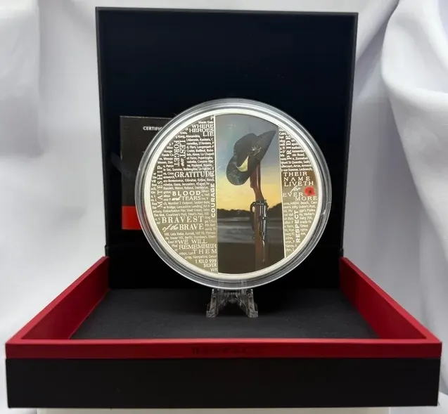 2015 Silver 1 Kilo Coin ANZAC Spirit 100th Anniversary