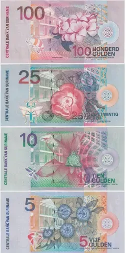 Suriname 2000 Set of 4 Banknotes Uncirculated product image