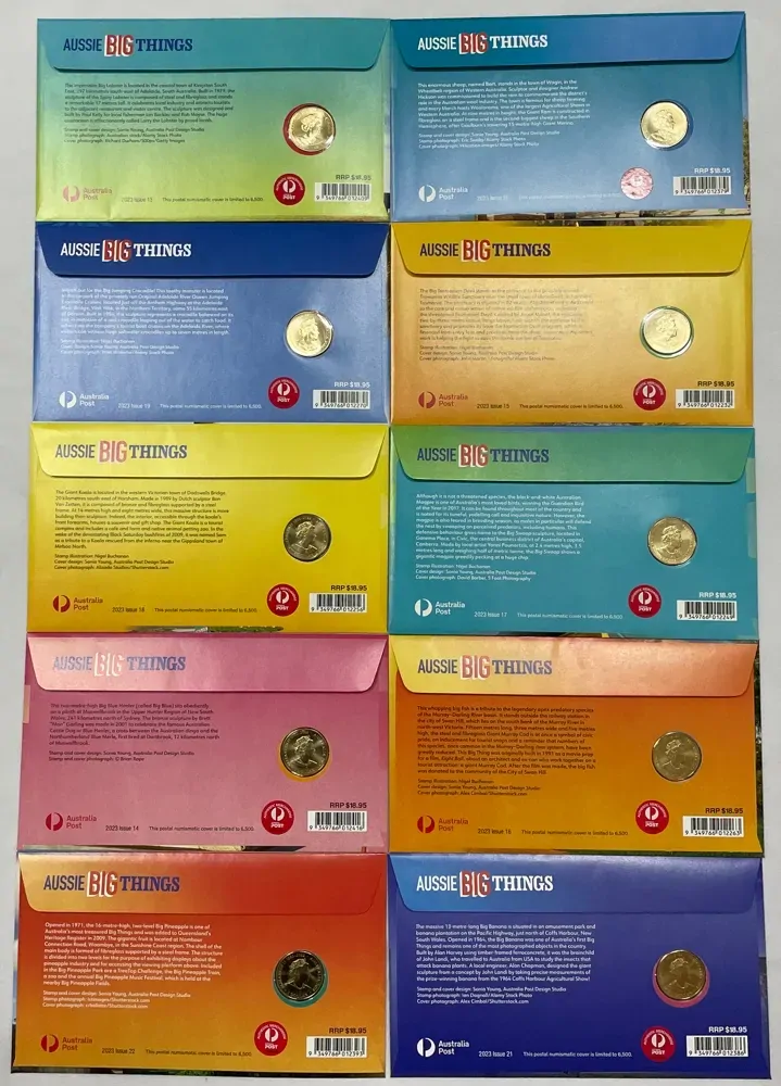 2023 1 Dollar PNC 10 Coin Set Aussie Big Things product image