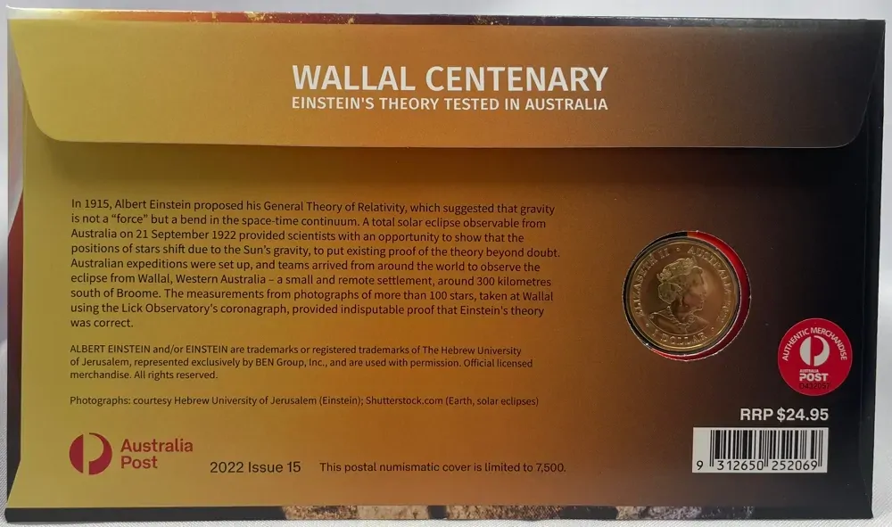 2022 1 Dollar PNC Wallal Centenary product image