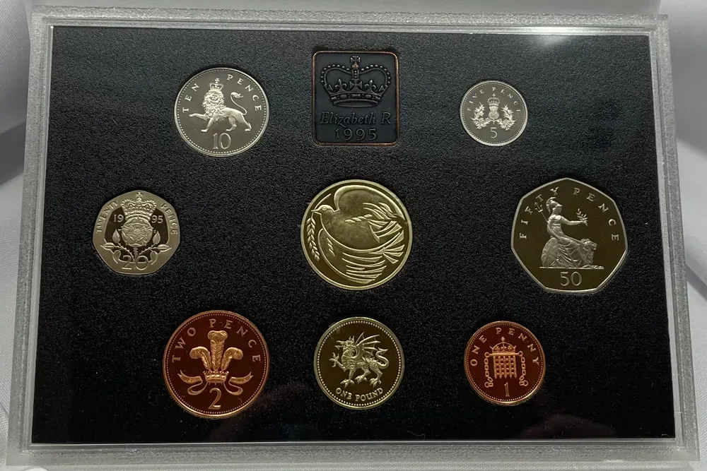 Great Britain 1995 Deluxe Proof Coin Set