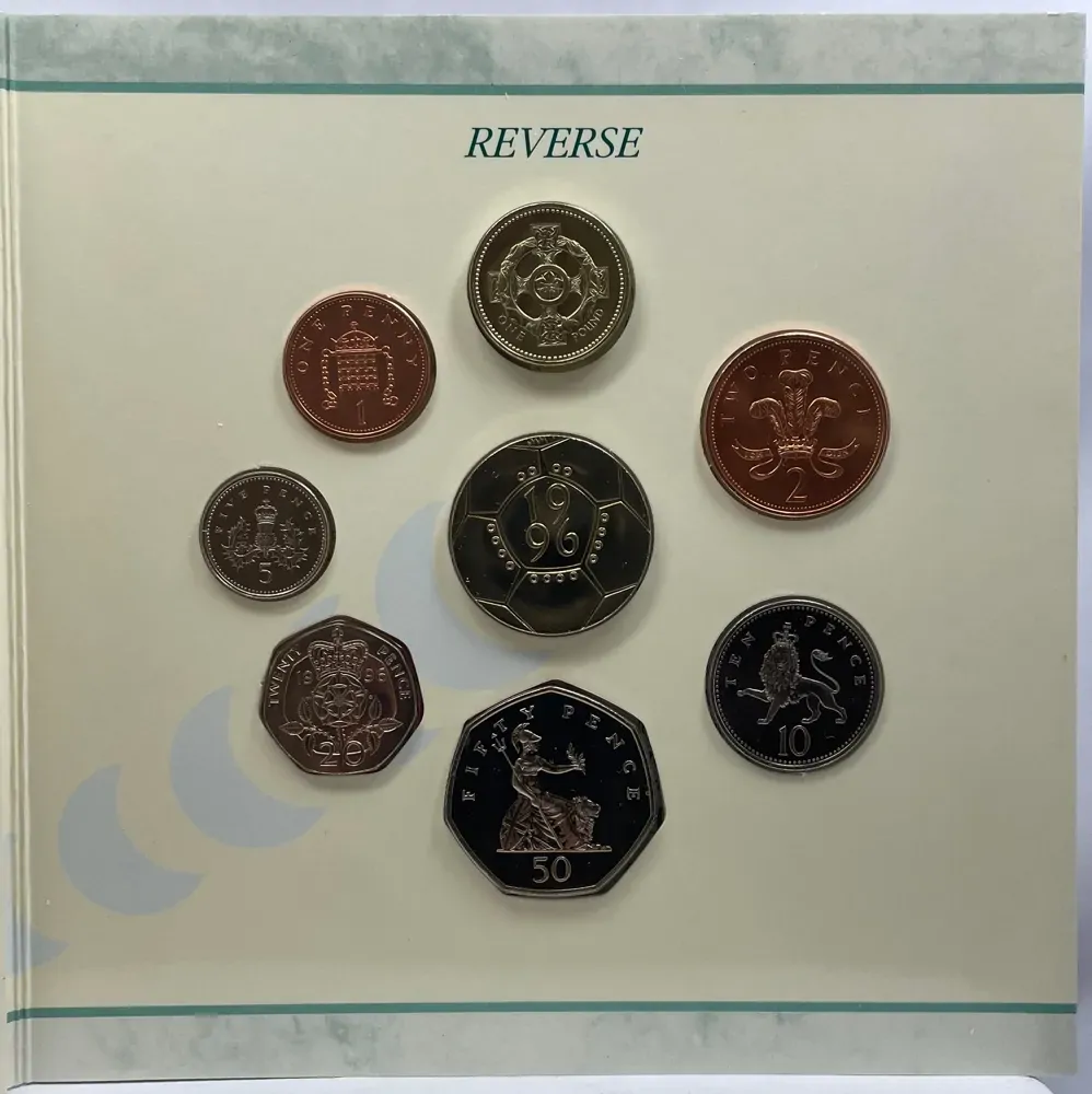 United Kingdom 1996 Uncirculated 8 Coin Set - A Silver Anniversary product image