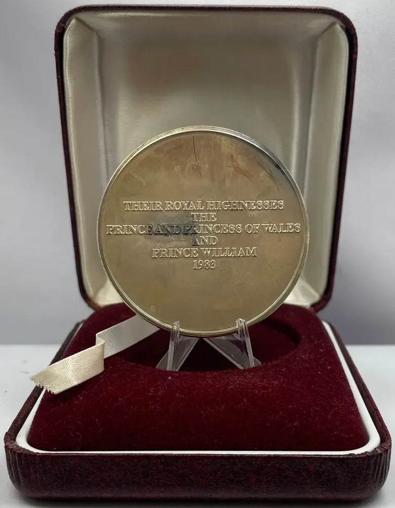 I Hafner 1983 Silver Medal The Royal Tour of Australia