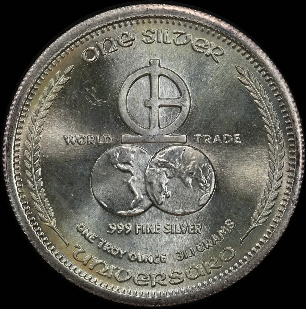 United States 1972 Silver 1 Ounce Round Universario