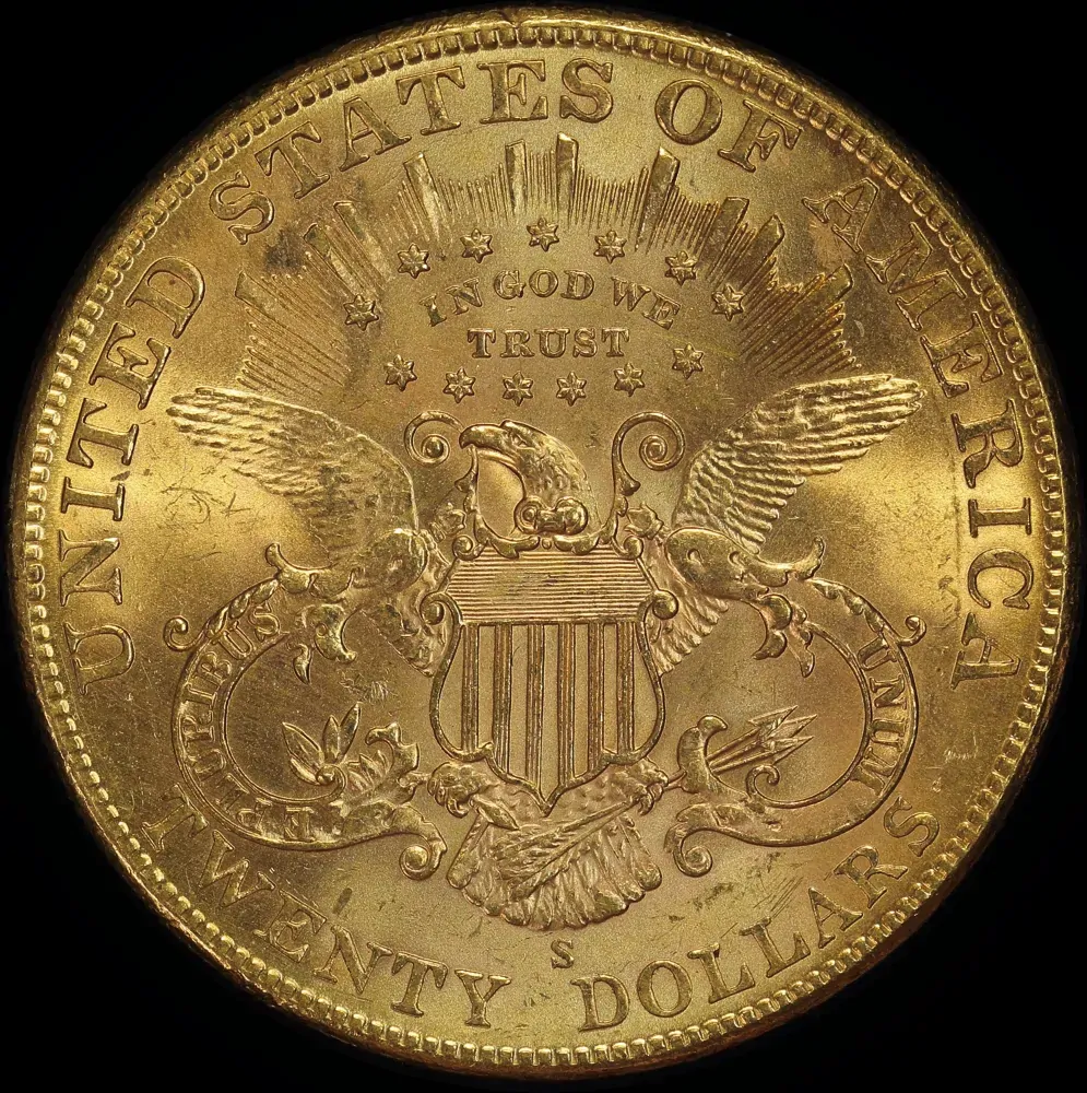 United States 1904-S Gold 20 Dollar Double Eagle about Unc product image