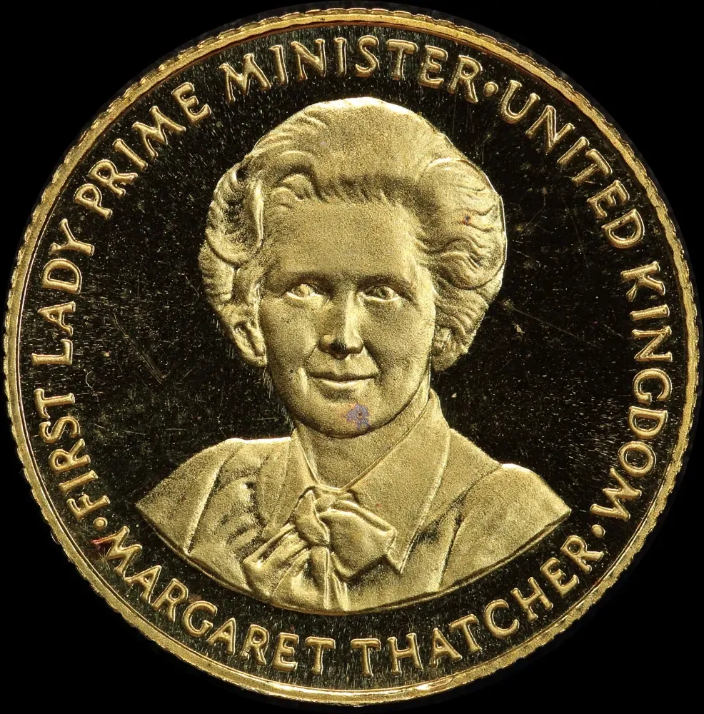 Great Britain 1979 Gold Medallion Margaret Thatcher