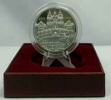 Austria 2007 Silver 10 Euros Proof Coin Melk Abbey
