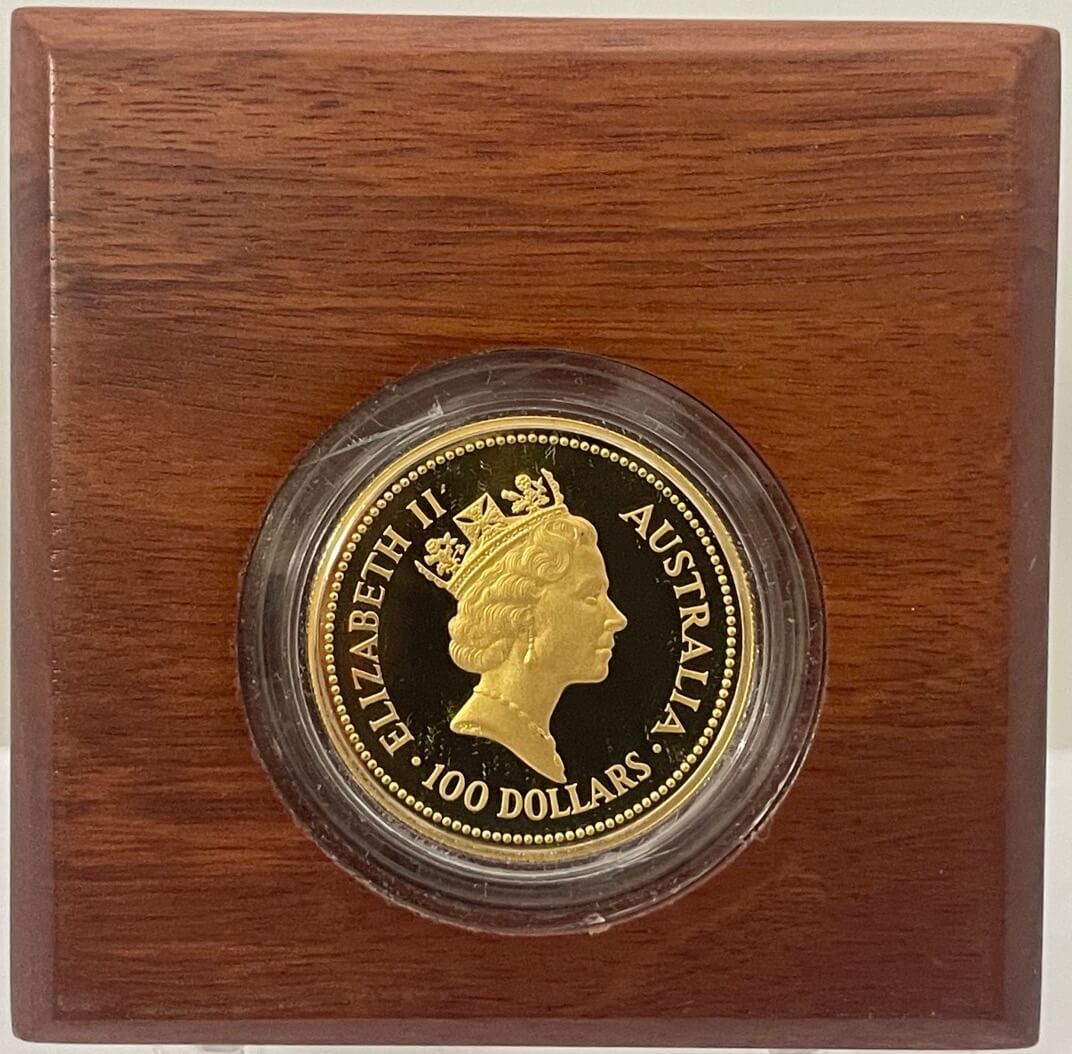 1993 Gold One Ounce Proof Coin Whiptail Wallaby