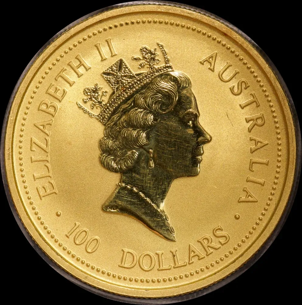 1995 Gold 1 Ounce Uncirculated Coin Kangaroo Nugget