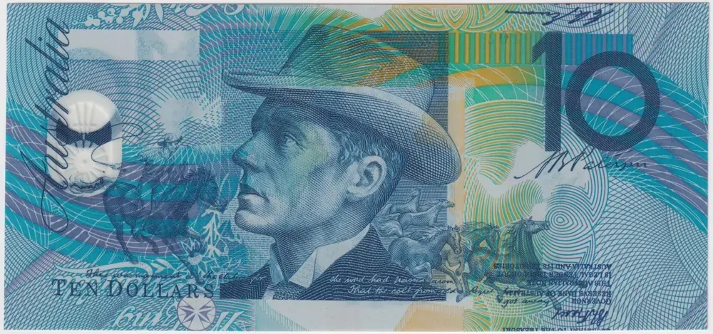 1993 $10 Error Note - Upside Down & Registration Shift Fraser/Evans R316 Uncirculated