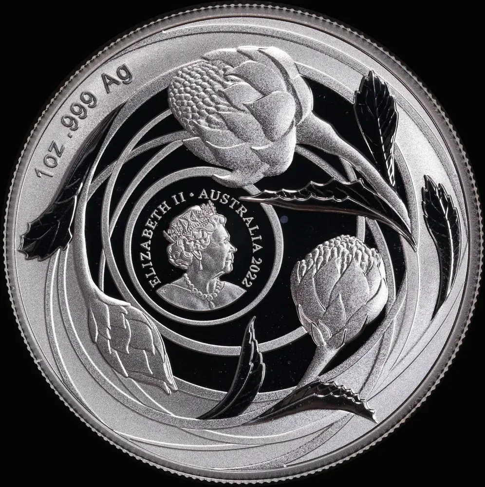 2022 Silver 1 Ounce Uncirculated Coin Waratah product image