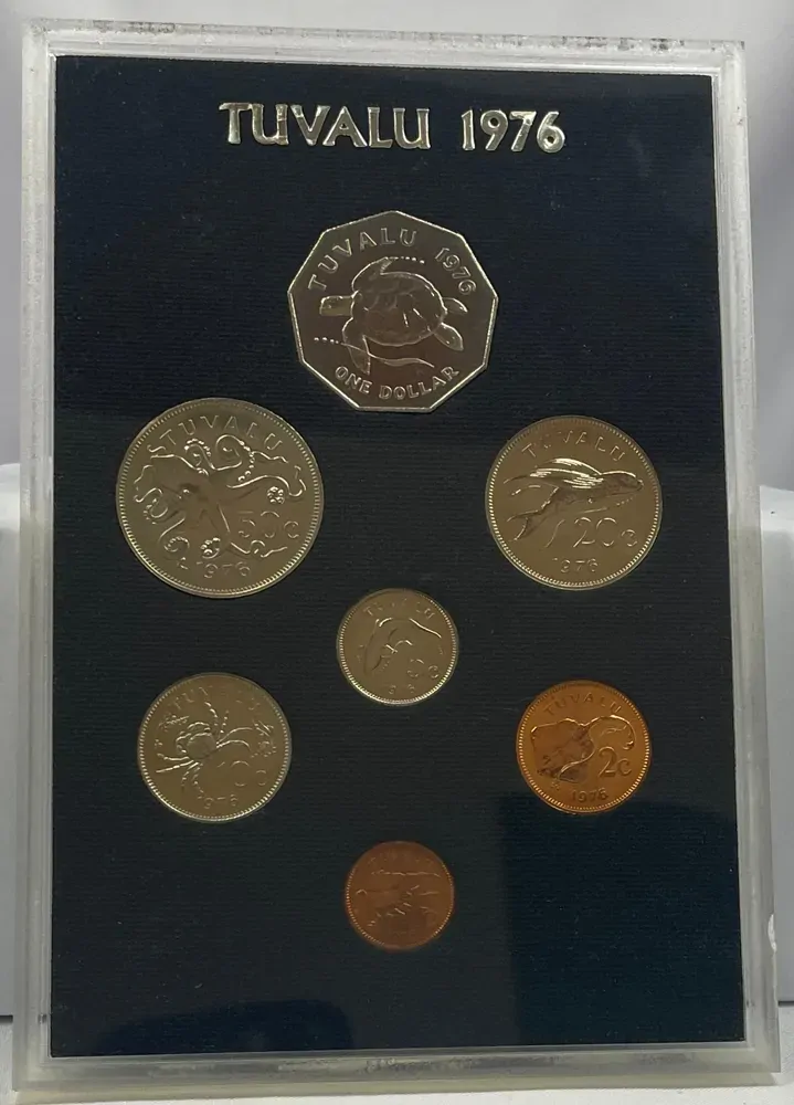 Tuvalu 1976  Proof Coin Set KM# PS1  product image