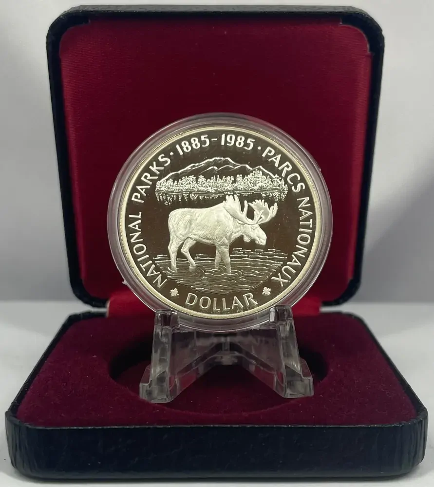 Canada 1985 Silver Proof 1 Dollar KM# 143 National Parks