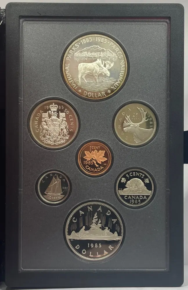 Canada 1985  Proof Coin Set KM# PS5 National Parks