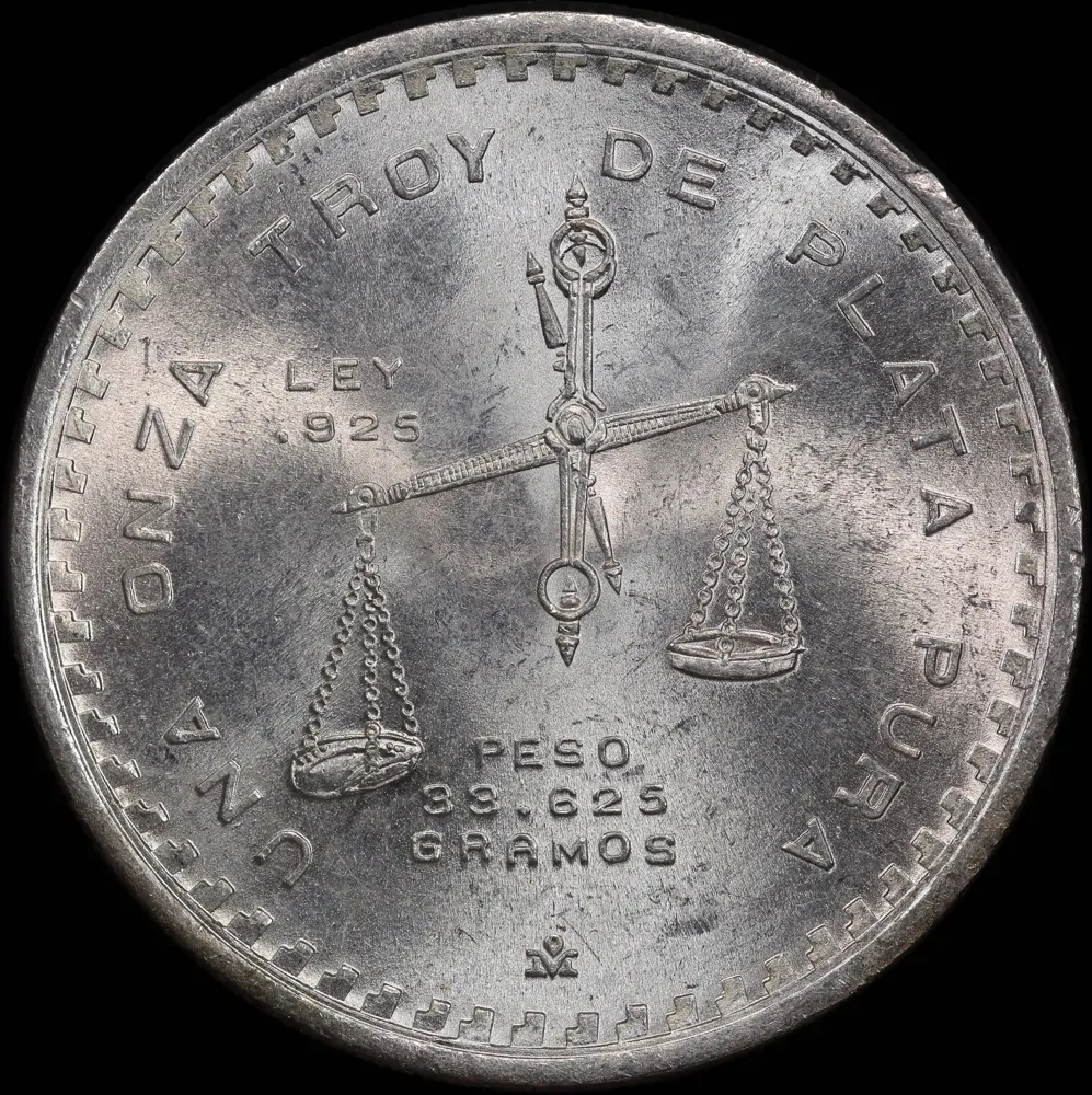 Mexico 1979 Silver Onza KM# M49b.3 Uncirculated product image