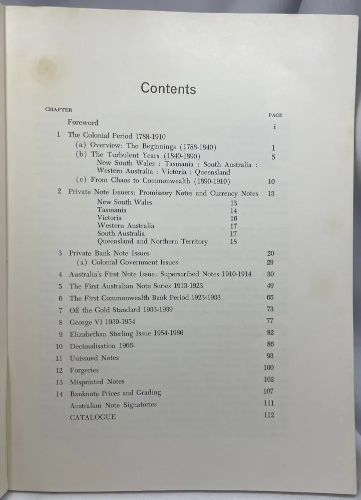 Australian Banknote Catalogue Book by Alan Nicholson 2nd Edition product image