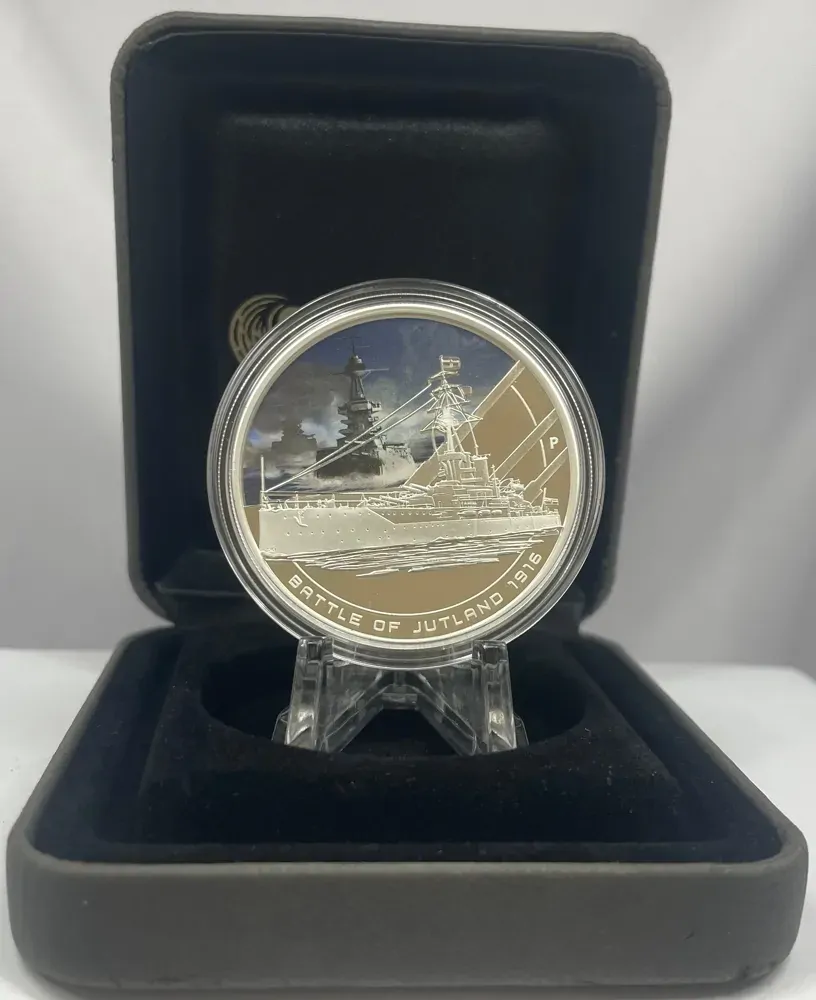 Cook Islands 2011 Silver 1 Ounce Proof Coin Famous Naval Battles Jutland
