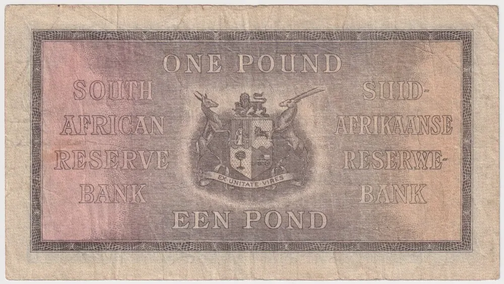 South Africa 1938 1 Pound P# 84c about VF product image