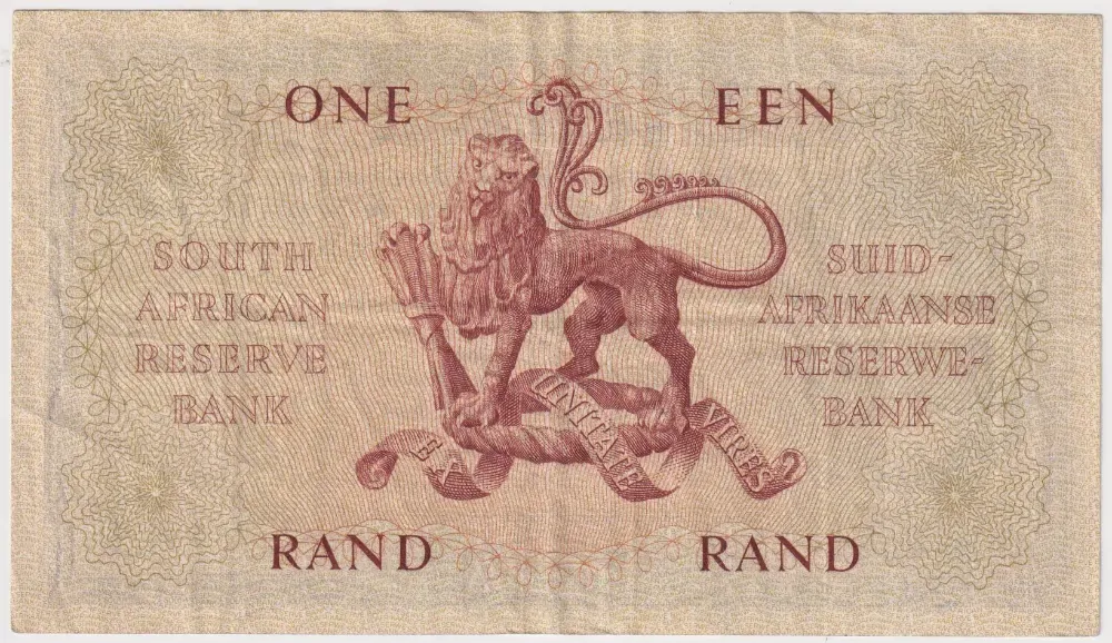 South Africa 1962 1 Rand P# 103b about EF product image