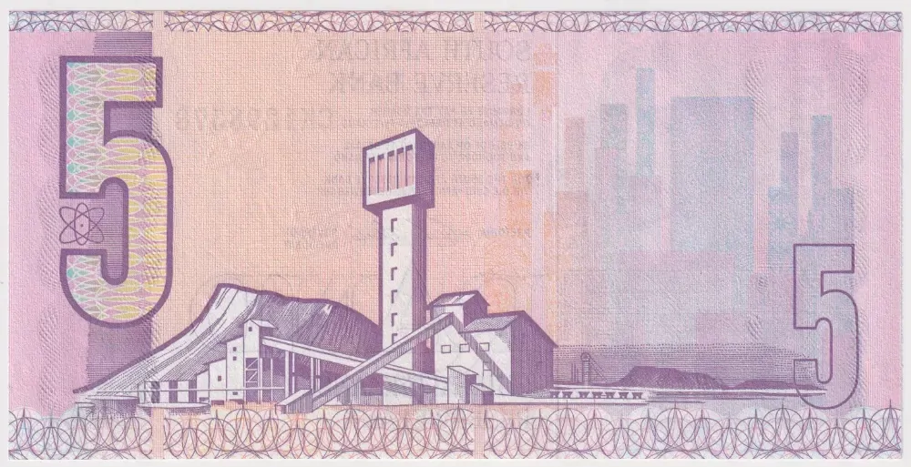 South Africa 1990-94 5 Rand P# 119 Uncirculated