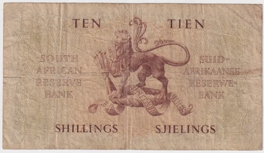 South Africa 1951 10 Shillings P# 91c Fine product image