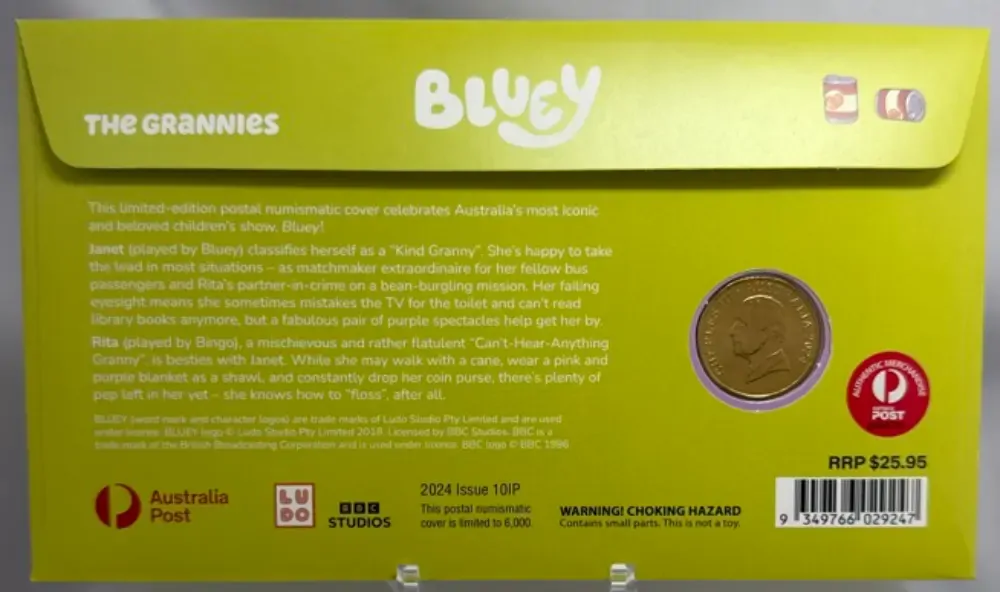 2024 1 Dollar PNC Bluey - The Grannies product image
