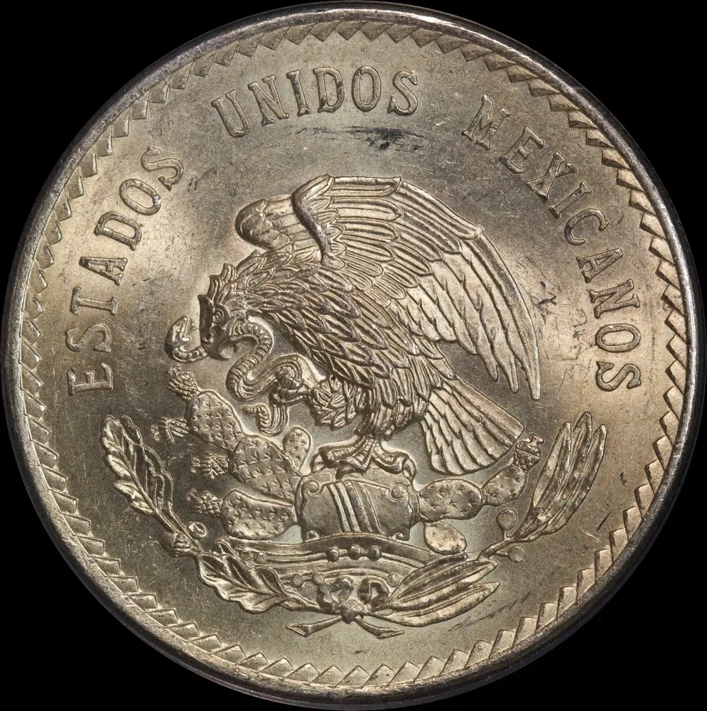 Mexico 1948 Silver 5 Pesos KM#465 NGC Genuine product image