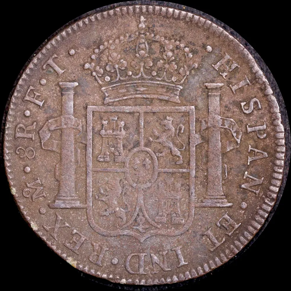 Mexico 1802 Silver 8 Reales KM# 109 about VF