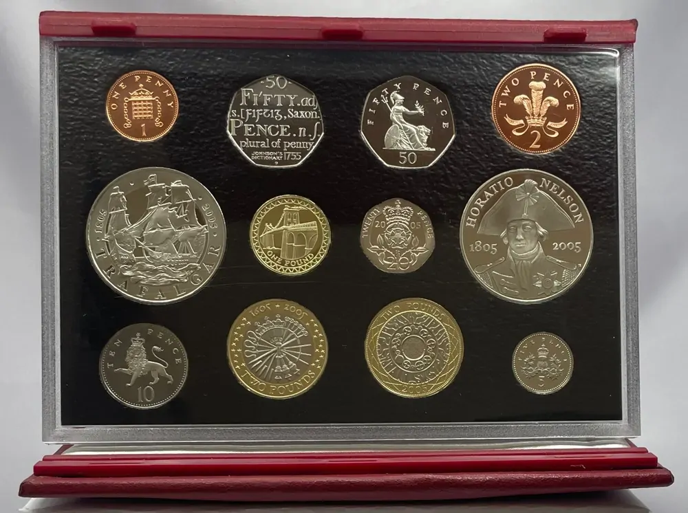 United Kingdom 2005 Proof Coin Set 