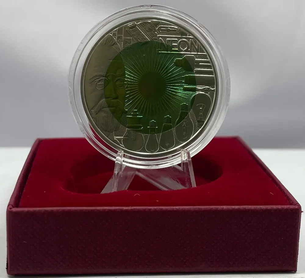 Austria 2008 Bimetallic 25 Euro Coin Niobium Faszination Licht