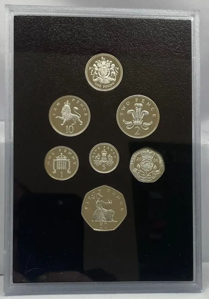United Kingdom 2008 Silver Proof Coin Set Emblems of Britain product image