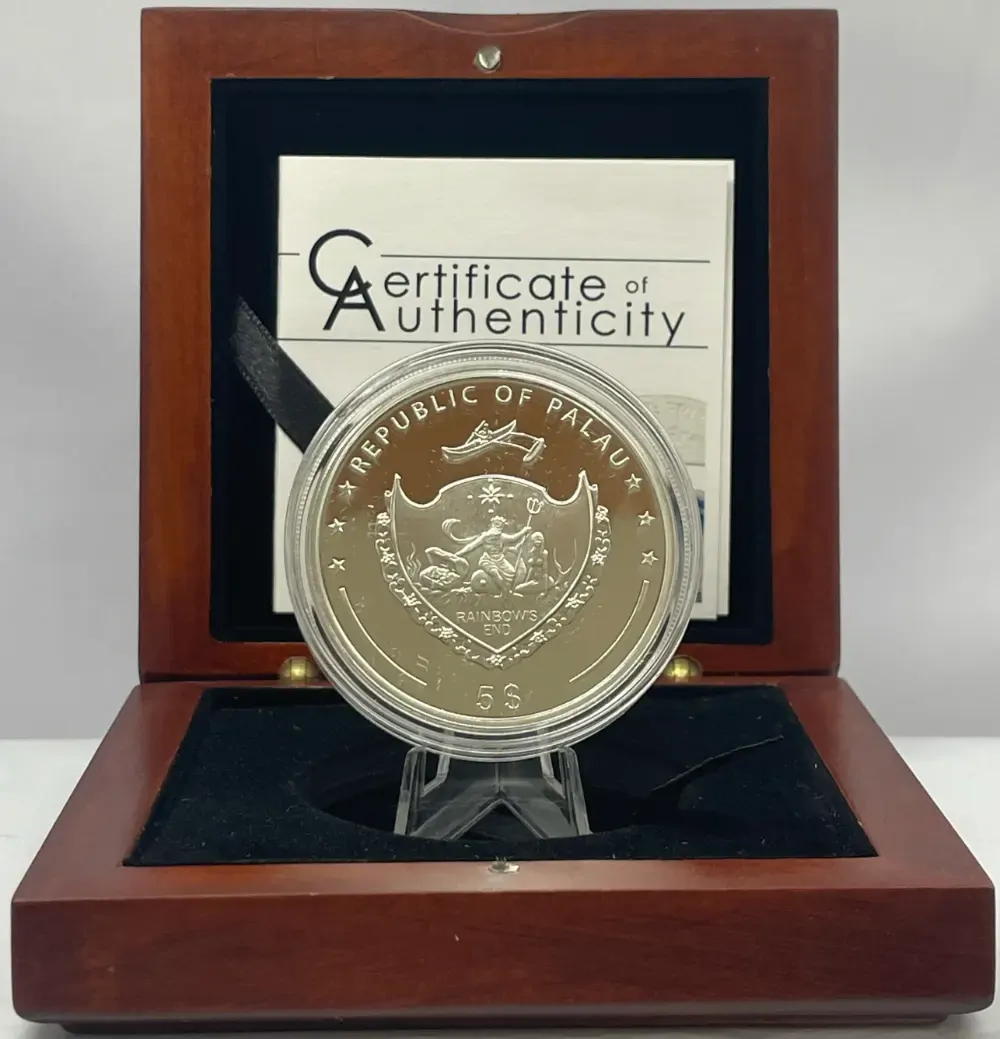 Palau 2009 Silver 5 Dollars Proof Coin Jewels of The Sea product image