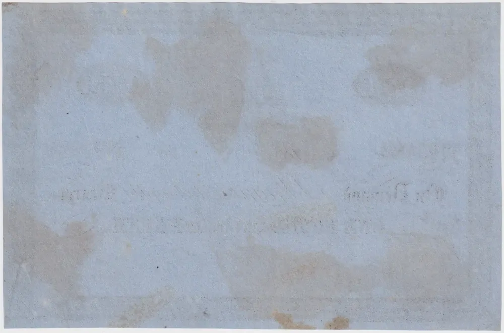 George Shenton Unissued One Pound Printers Proof 1865 Extremely Fine
