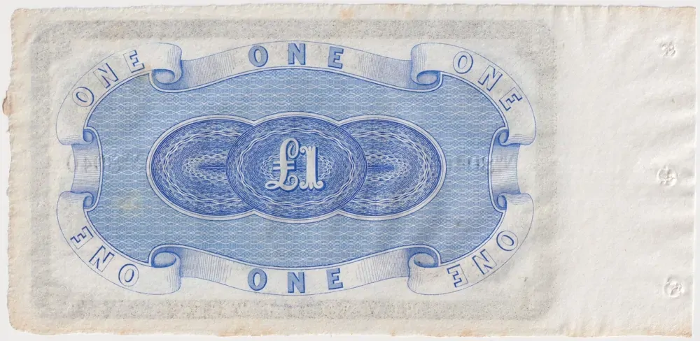 Excelsior Bank (Sydney) ca 1884 One Pound Unissued Specimen Note MVR# 1 Uncirculated