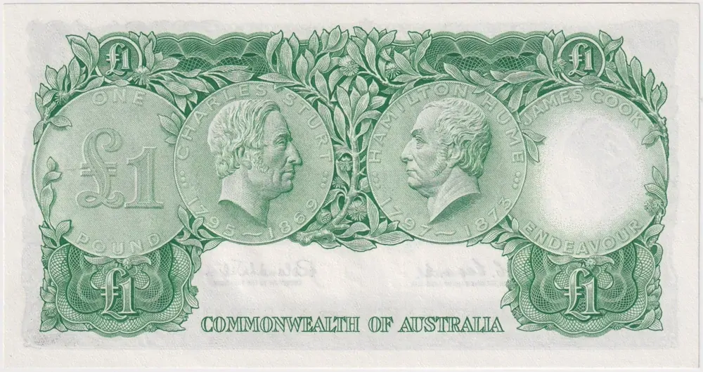 1961 One Pound Last Prefix HK/65 Coombs/Wilson R34bL Uncirculated