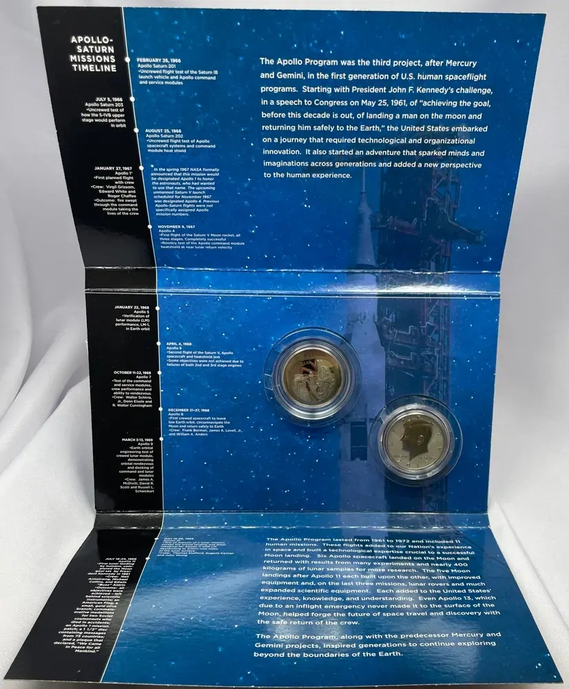 United States 2019 Copper-Nickel Half Dollar Set  Apollo 11 50th Anniversary product image