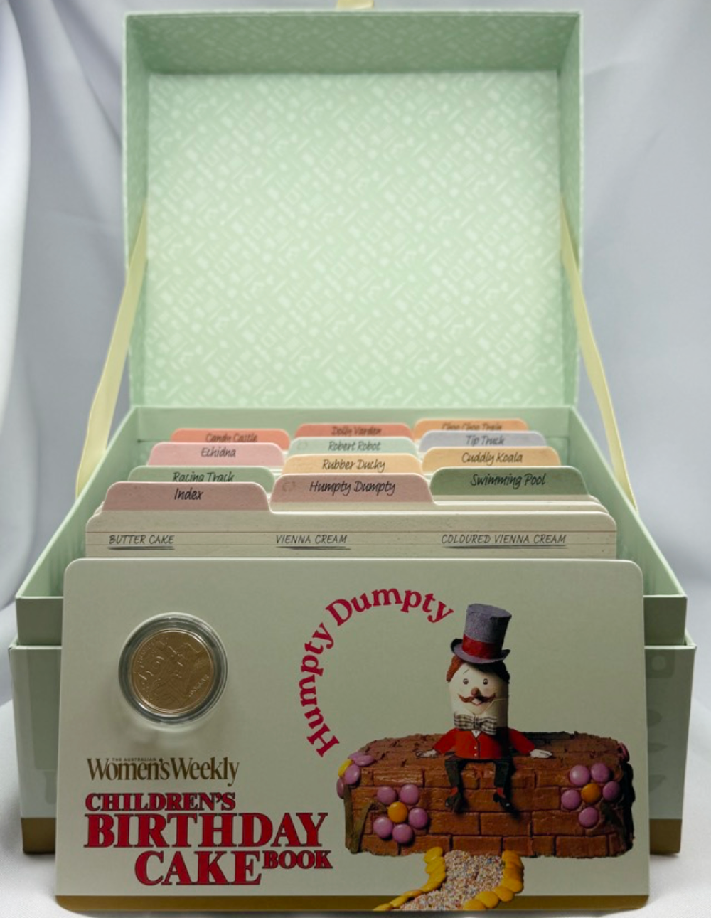 2025 Women's Weekly 12 Coin Set Birthday Cake Recipes in Recipe Box product image