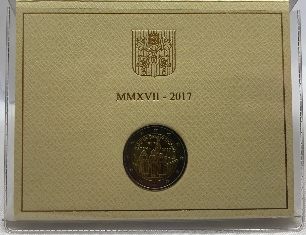 Vatican City 2017 2 Euro Uncirculated Coin Fatima Apparitions product image