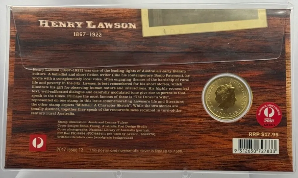 2017 1 Dollar PNC Henry Lawson product image