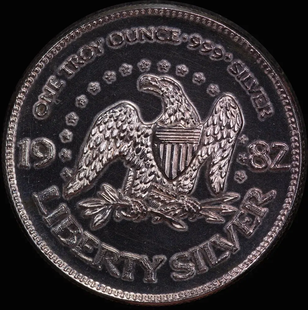 United States 1982 Silver 1 Ounce Round Liberty Bell product image