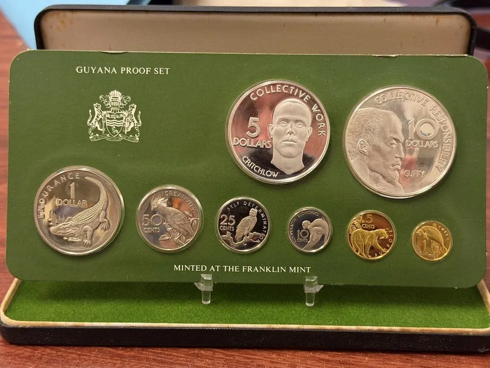 Guyana 1978 Silver 8 Coin Proof Set  product image