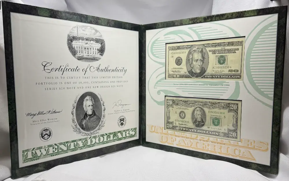 United States 1998 20 Dollar Historical Porfolio product image