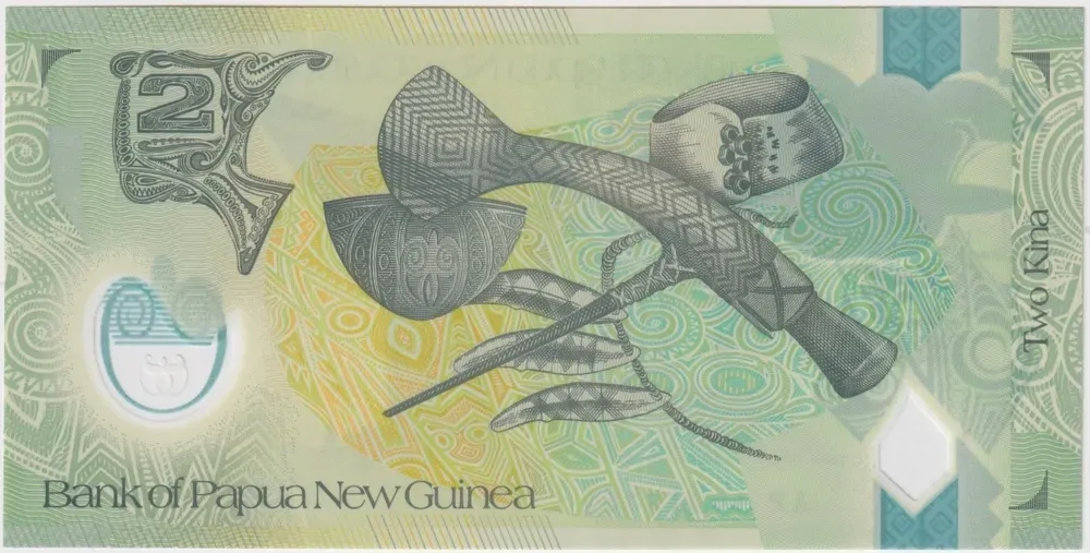 Papua New Guinea 2010 2 Kina Anniversary of Independence Pick#38 Uncirculated