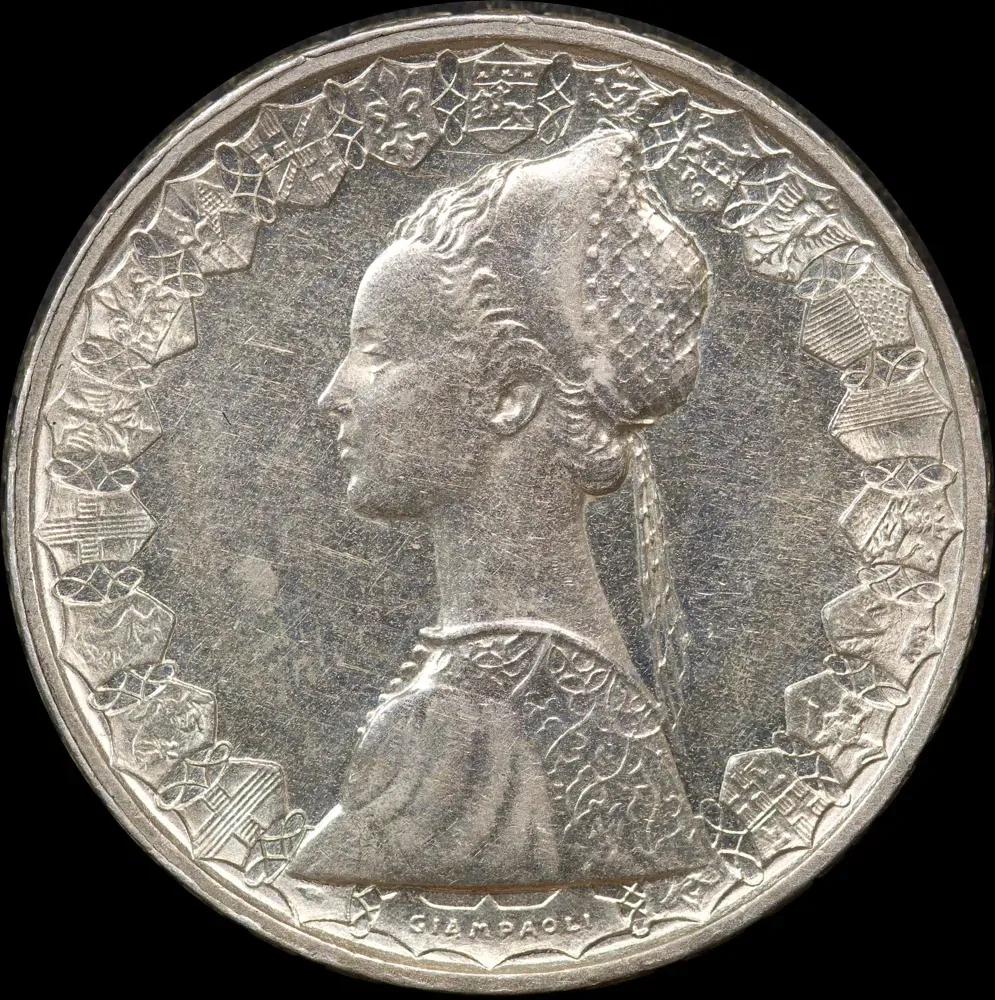 Italy 1964 Silver 500 Lire KM#98 Uncirculated product image